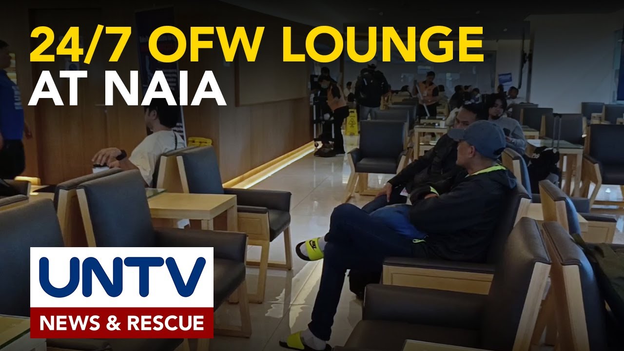 Higit 601K OFWs, napaglingkuran ng OFW lounges sa NAIA Terminal 1 at 3 – OWWA