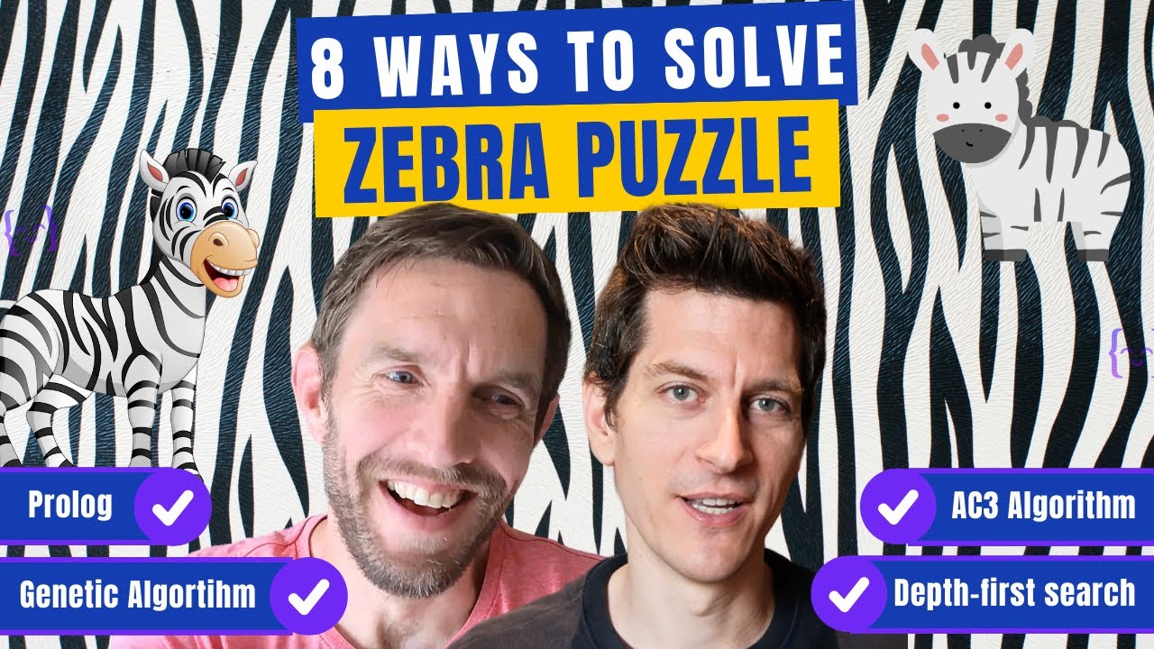 8 Ways to Solve Zebra Puzzle (feat. Genetic Algorithm!)