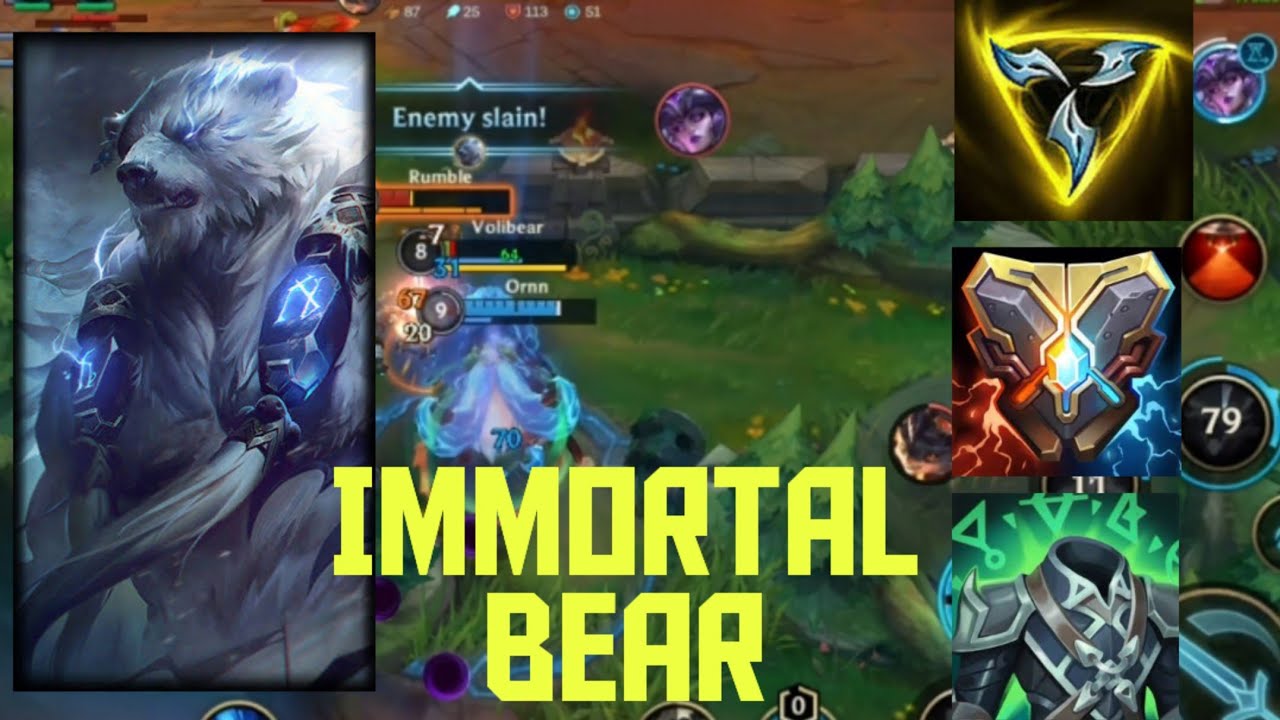 Volibear is unkillable! How to carry in jungle | Wild Rift 