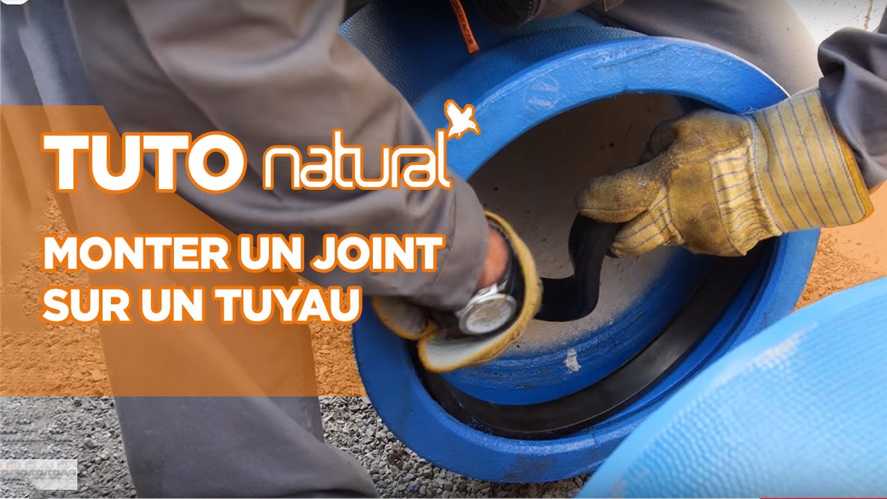 Standard joint installation for NATURAL ductile iron pipe