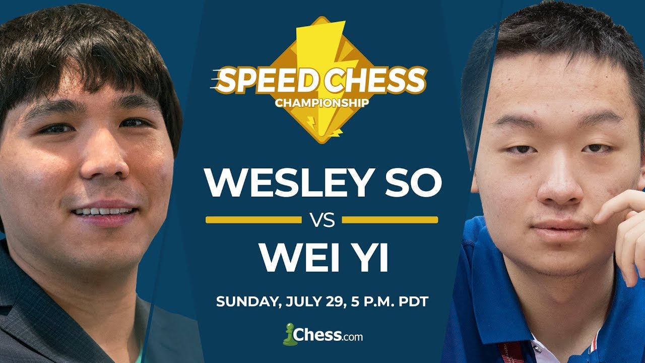 2018 Speed Chess Championship: Wesley So Vs Wei Yi