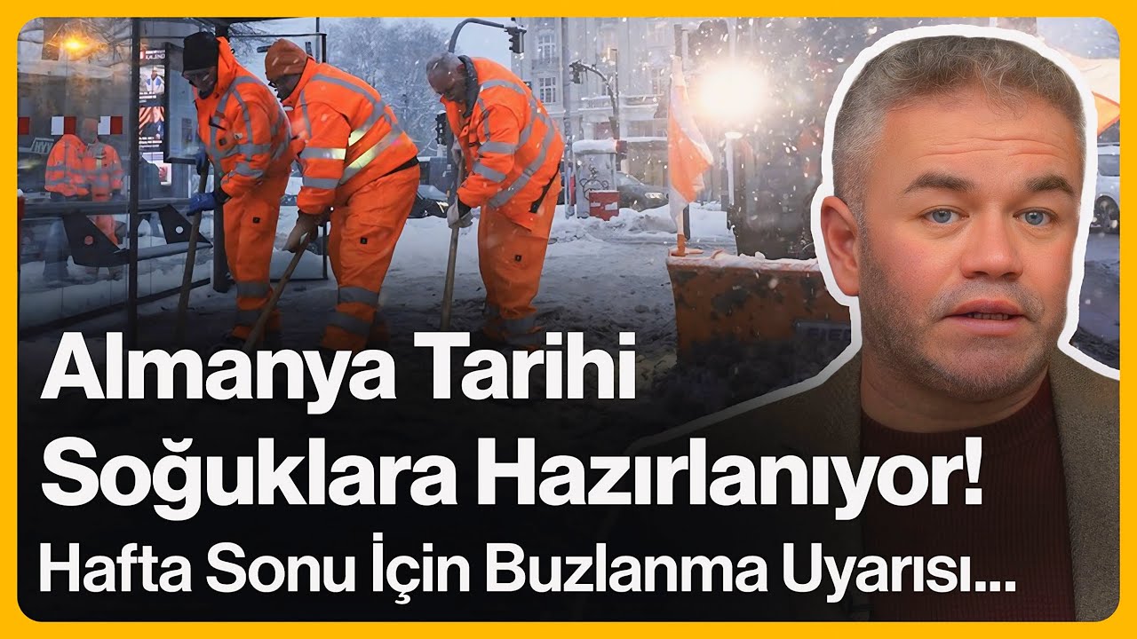Almanya Tarihi Soğuklara Hazırlanıyor! Hafta Sonu İçin Buzlanma Uyarısı... | 9 Ocak 2026