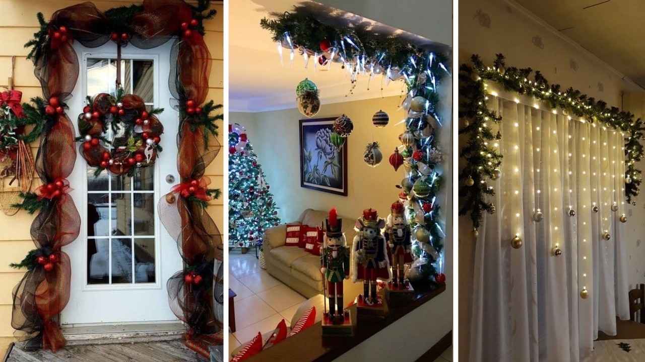 +479 iDEAS de GUIRNALDAS NAVIDE&Ntilde;AS elegantes para que te sumerjas en el esp&iacute;ritu navide&ntilde;o de tu casa