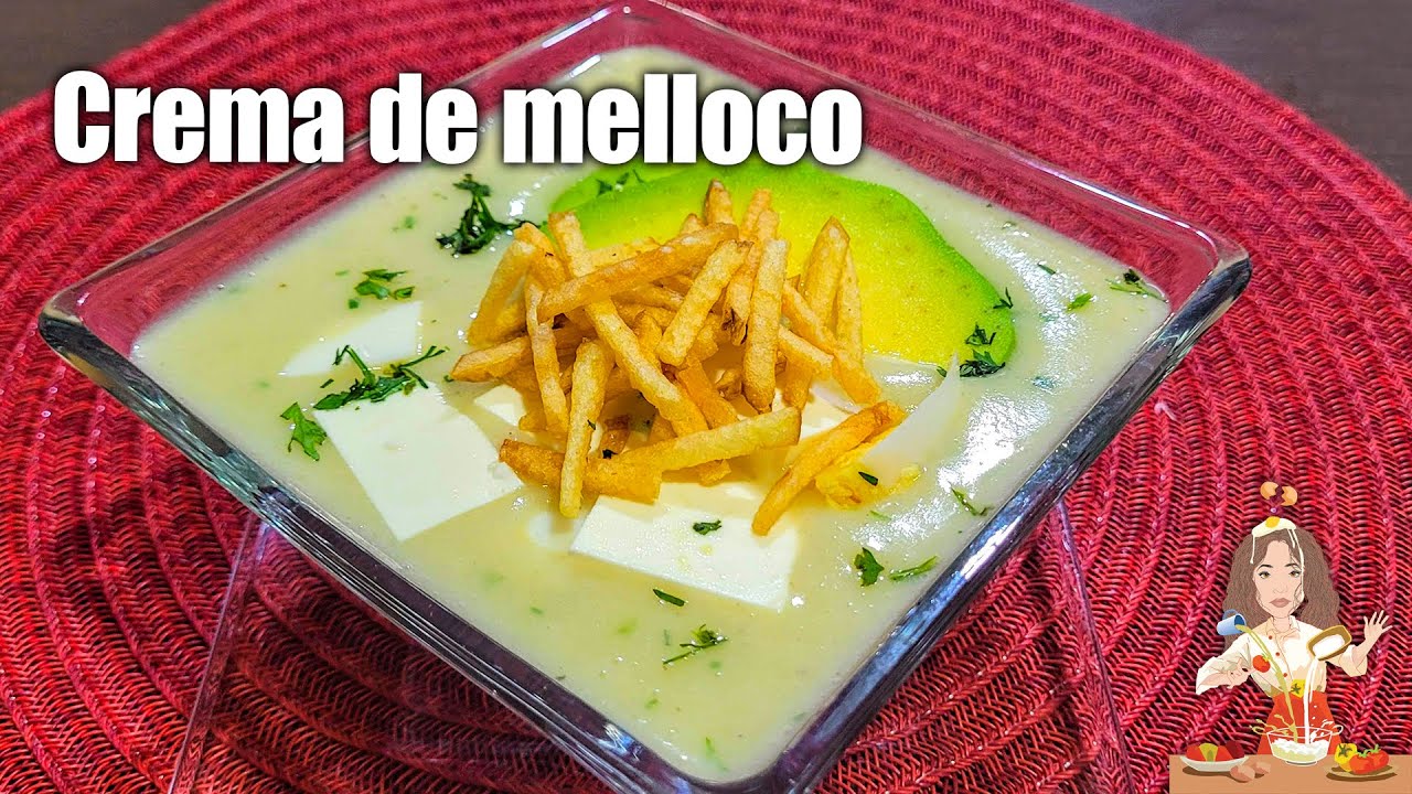 👌LA MEJOR RECETA CON MELLOCOS! Crema de MELLOCOS  en menos de 30 minutos‼️