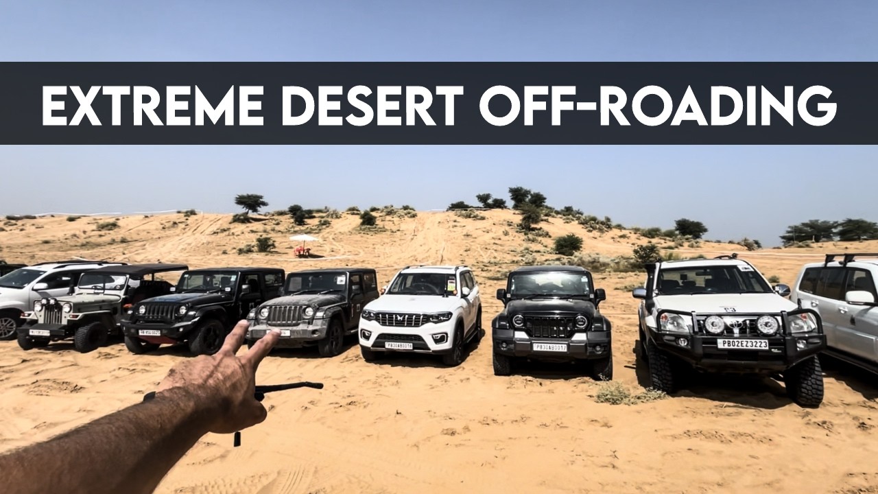 Offroading in Rajasthan Hanumangarh | Jimny Gypsy Hilux Fortuner Gurkha ScorpioN and Willys