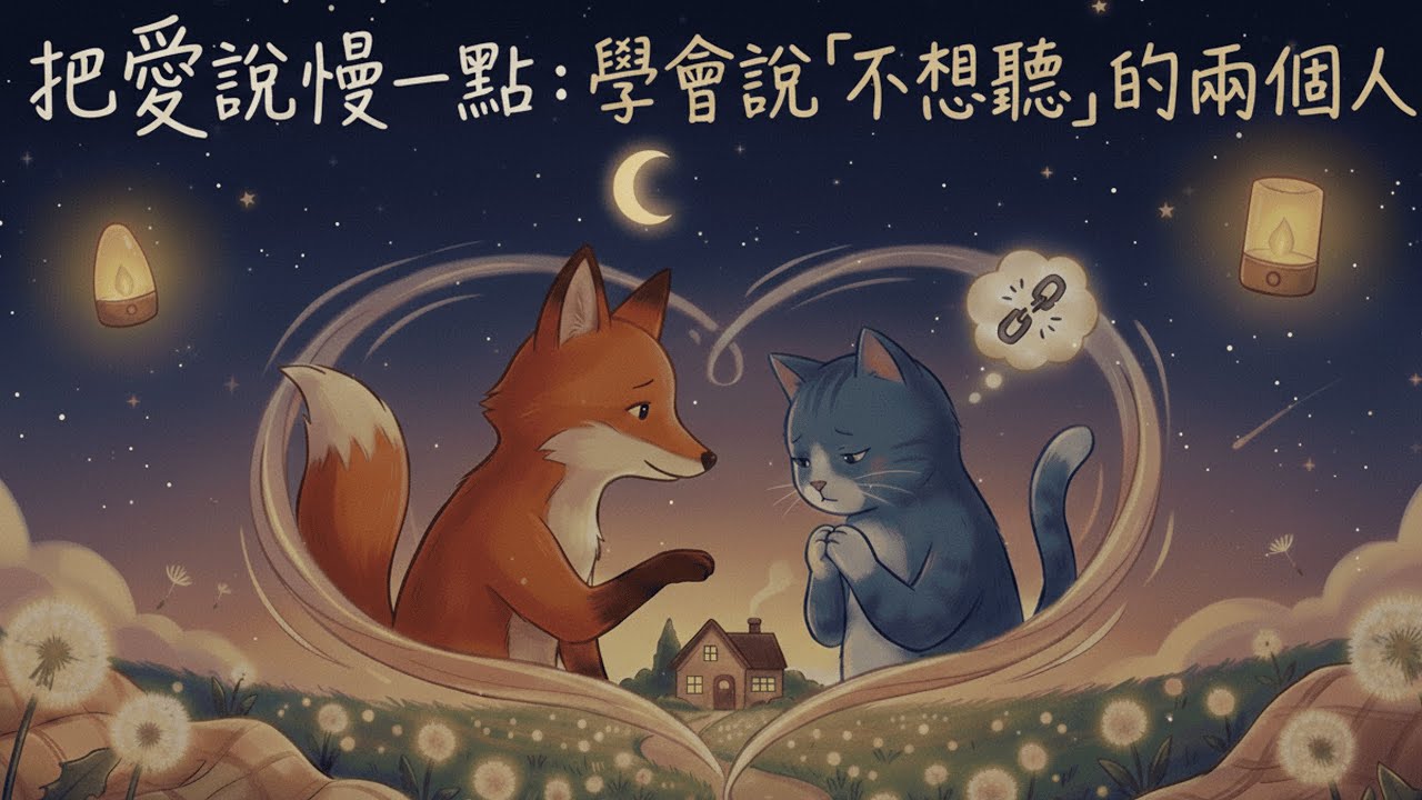🦊🐱《把愛說慢一點：學會說「不想聽」的兩個人》為你好之前，先問問你有沒有力氣｜睡前耳語 Rozen's Bedtime Whispers
