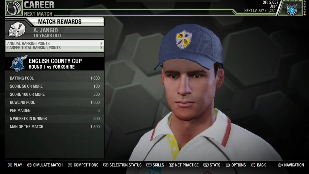 Don BradMan Cricket14 Part 1 CareerMode  PS3