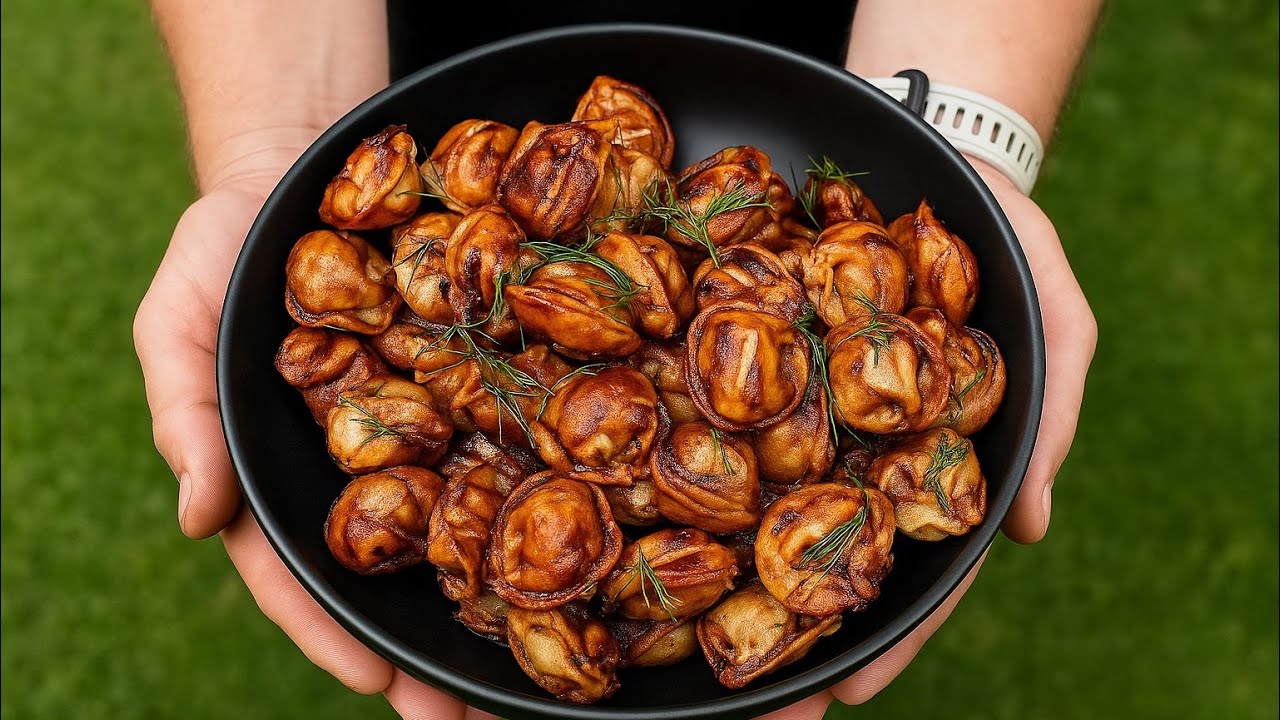 Kn&ouml;del grillen &ndash; &Uuml;berraschend lecker & knusprig! | Sommer-Rezept & Bier-Snack 🍺 #sommerrezept 