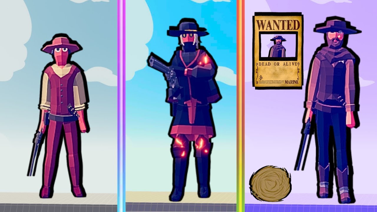 EVOLUTION OF WILD WEST GUNSLINGER | TABS - Totally Accurate Battle Simulator