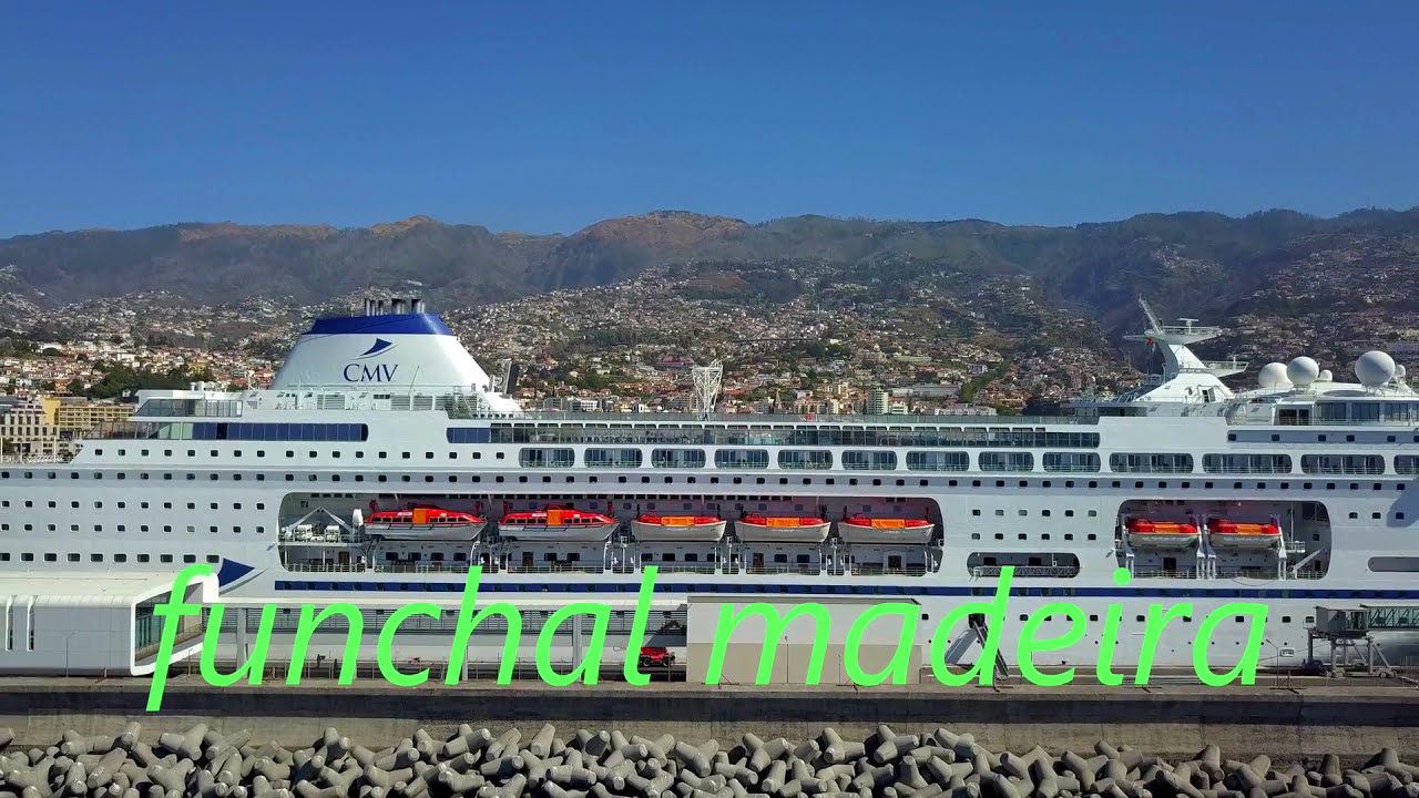 madeira funchal portugal 4k aerial