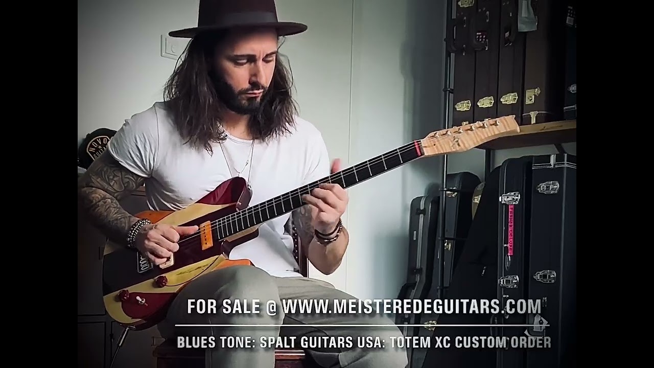 For sale @ www.MEISTEREDEGUITARS.com - BLUES TONe: Michael Spalt Guitars USA Totem XC Custom Tele