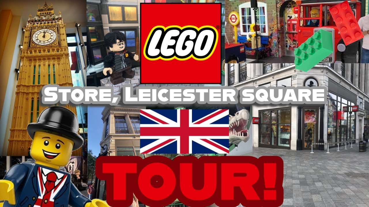 Lego store Leicester Square London! 2024 FULL SHOP TOUR!