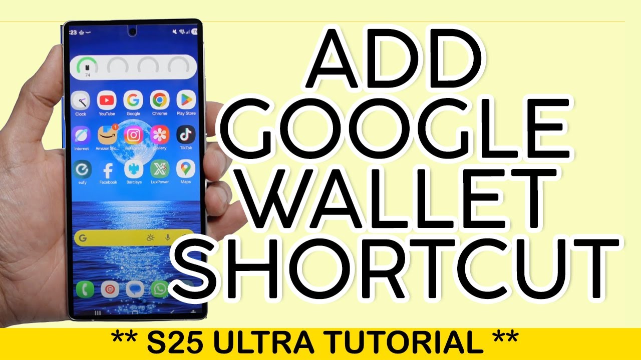 How to Add Google Wallet Shortcut to S25 Ultra lockscreen 2025