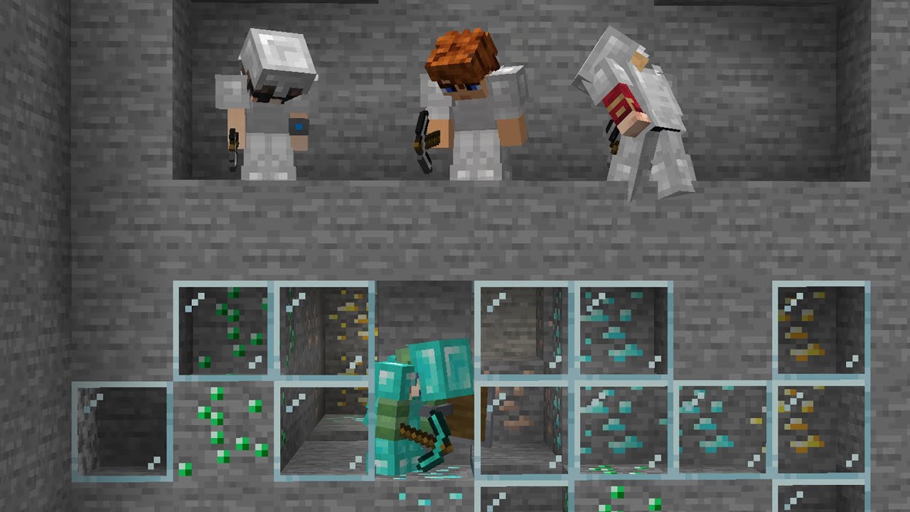 Minecraft Manhunt, tapi Gw Diam Diam Pake Xray ...
