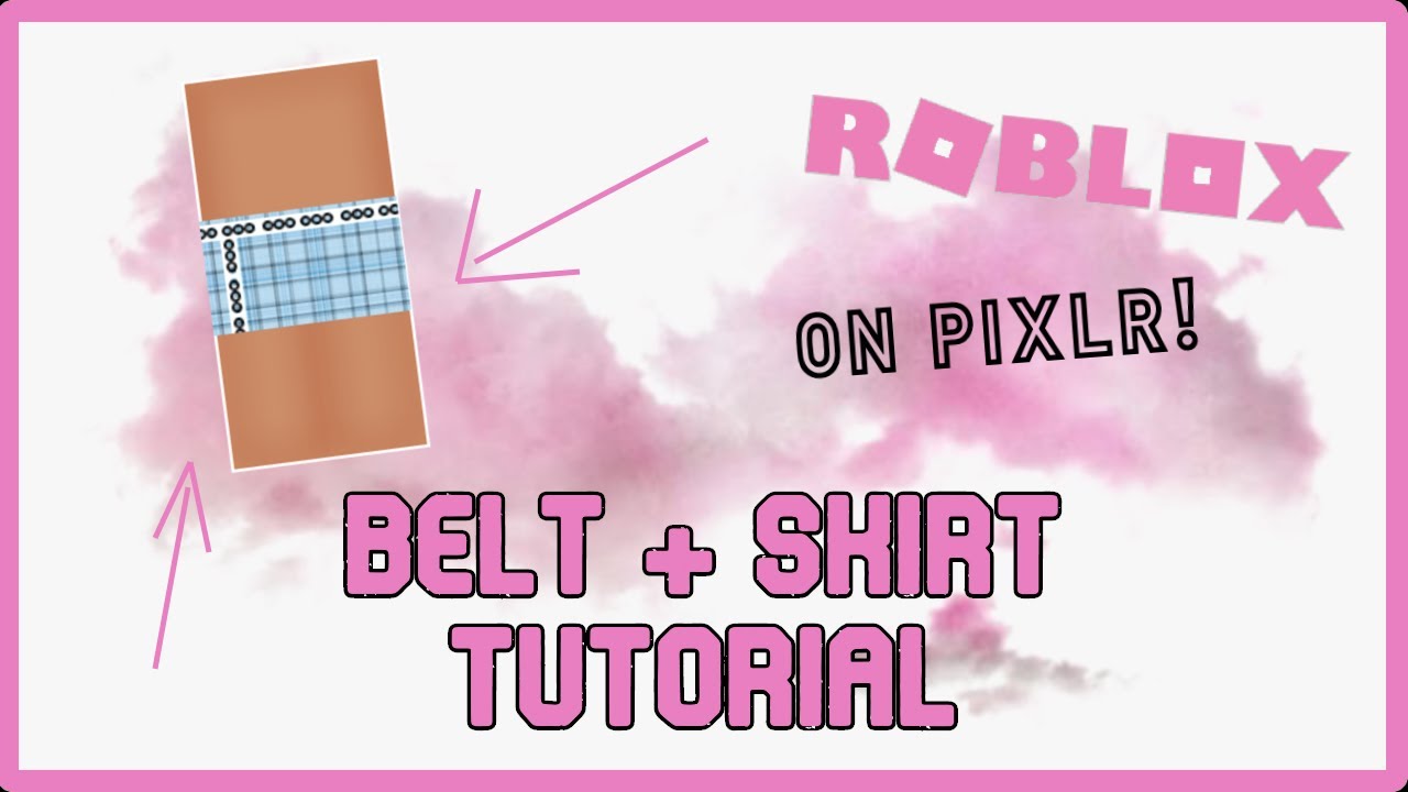 HOW TO MAKE A BELT + SKIRT ON ROBLOX | easy tutorial using pixlr |