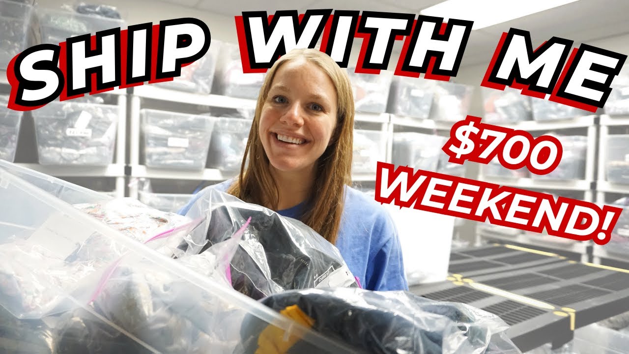 $700 SHIP With Me! Poshmark & eBay WHAT SOLD - Reseller Vlog #32