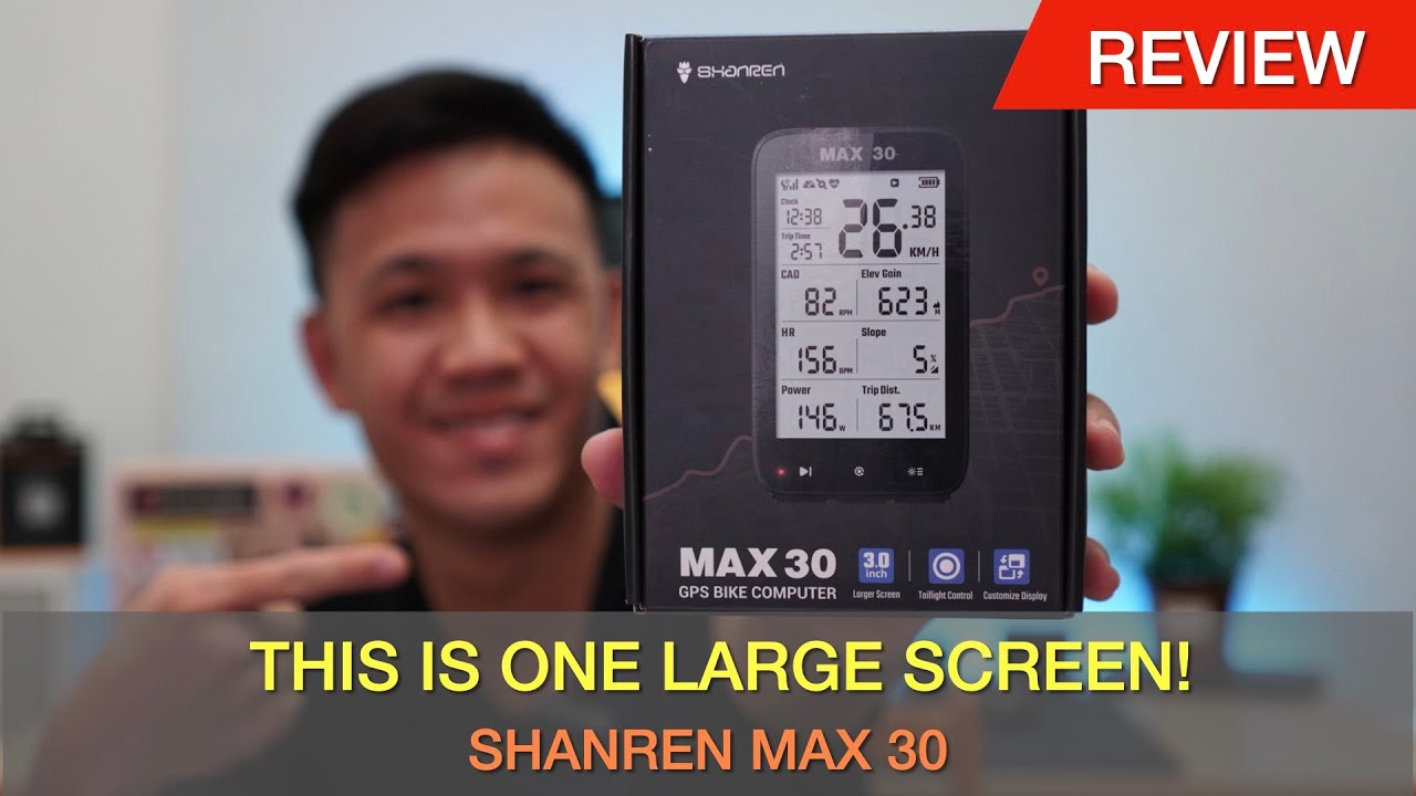 SHANREN MAX 30 | BIG BUDGET BIKE COMPUTER?? | Cycling in Malaysia