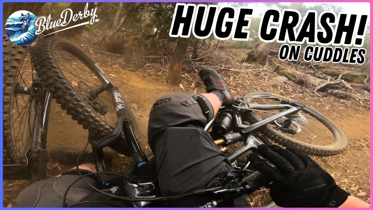 CRASH on Cuddles Trail! - Blue Derby Mountain Biking - 4K