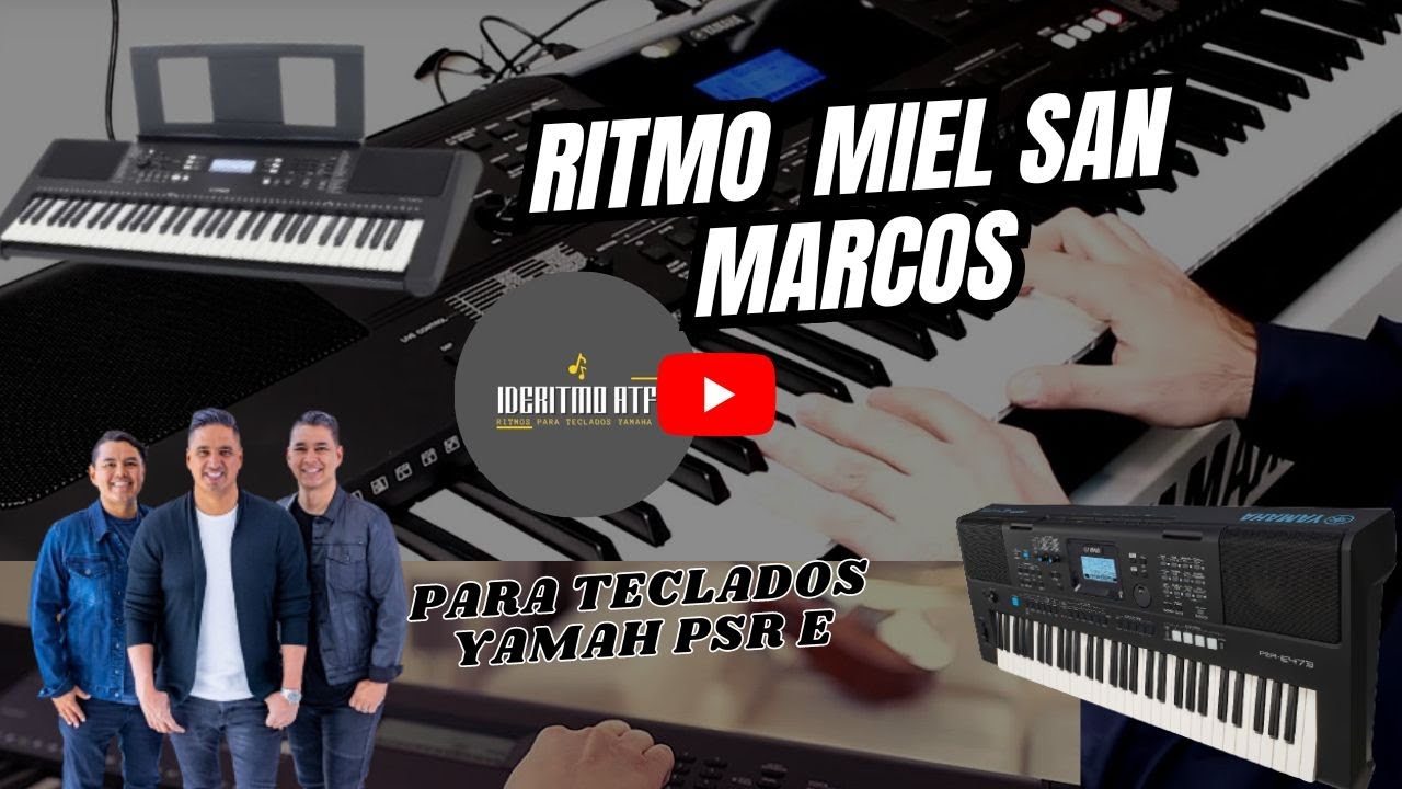 💥📢Ritmo de Jubilo 🎹Miel San Marcos para teclados yamaha psr e✅