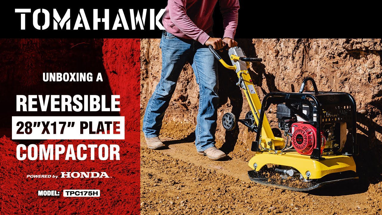 Unboxing a Tomahawk Reverse Plate Compactor TPC175H