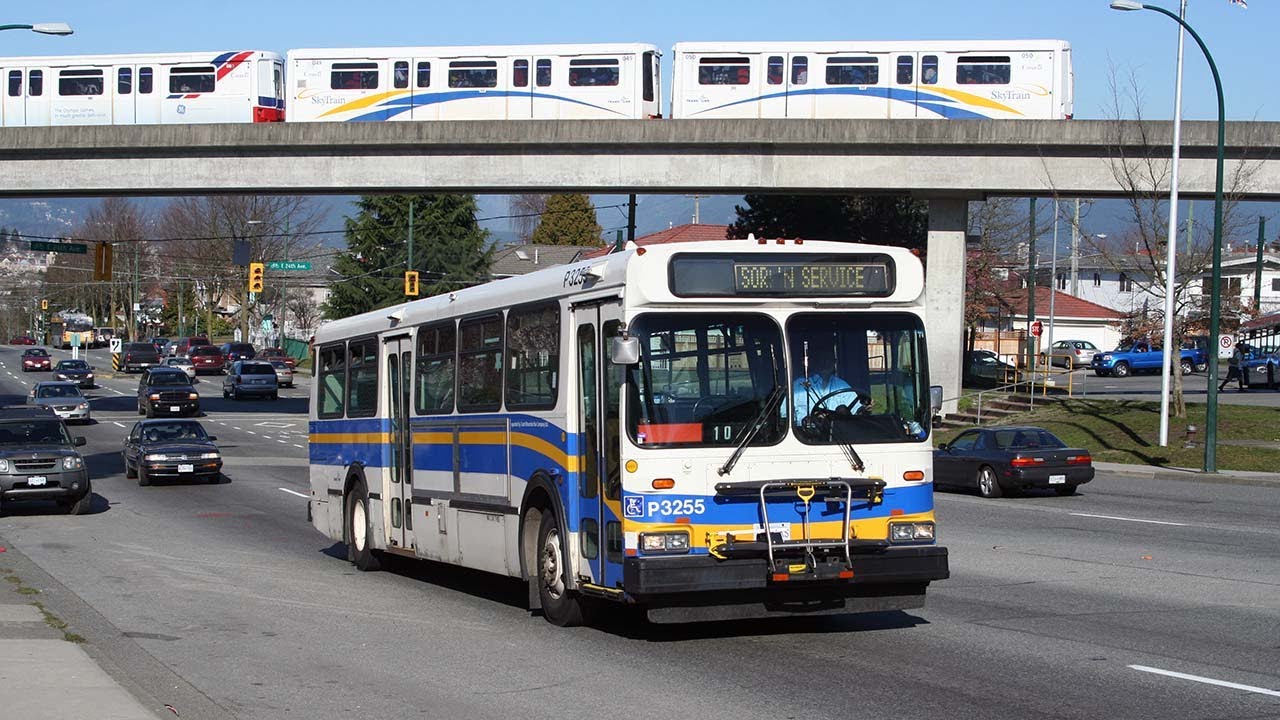 Detroit Diesel 6V92TA Two Stroke Diesel!! Translink 1992 New Flyer Industries D40 P3255 route 152
