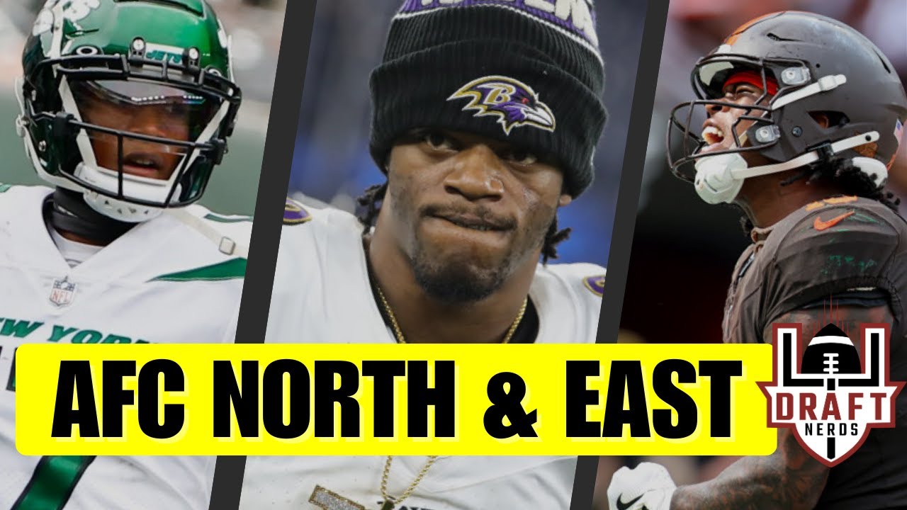 Team Needs and Draft Strategy for AFC North and AFC East Teams for 2026!