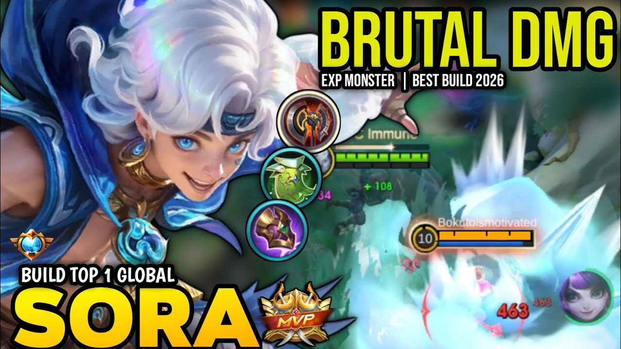 SORA BEST BUILD 2026 | BUILD TOP 1 GLOBAL SORA GAMEPLAY | MOBILE LEGENDS✓