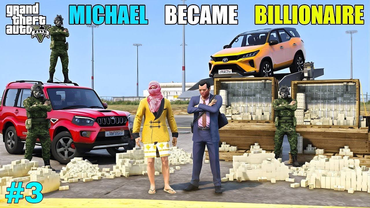 MICHAEL BECAME BILLIONAIRE IN LOS SANTOS | GTA 5 GAMEPLAY #3