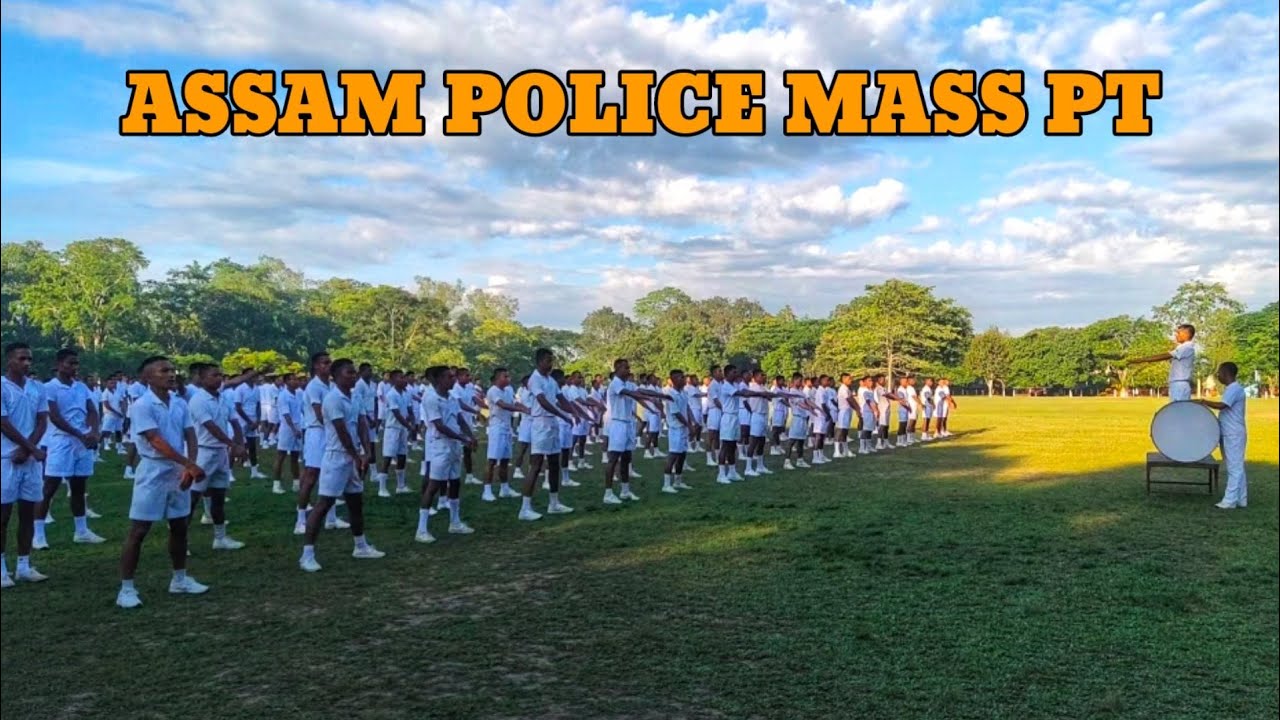 Assam police mass PT, September 24, 2022