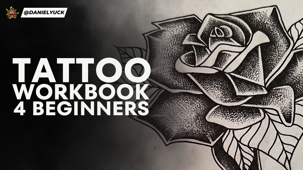 Traditional Rose Timelapse Exercise - Tattoo Workbook For Beginners