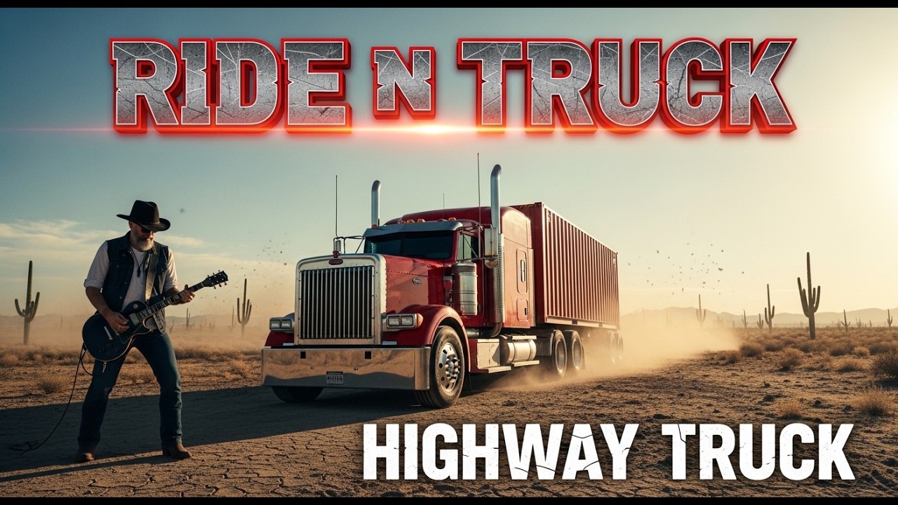 RIDE N TRUCK – Route 66 Big Rig Rock | Ultimate Truck Driving Music (Fuel Your Journey Now!)