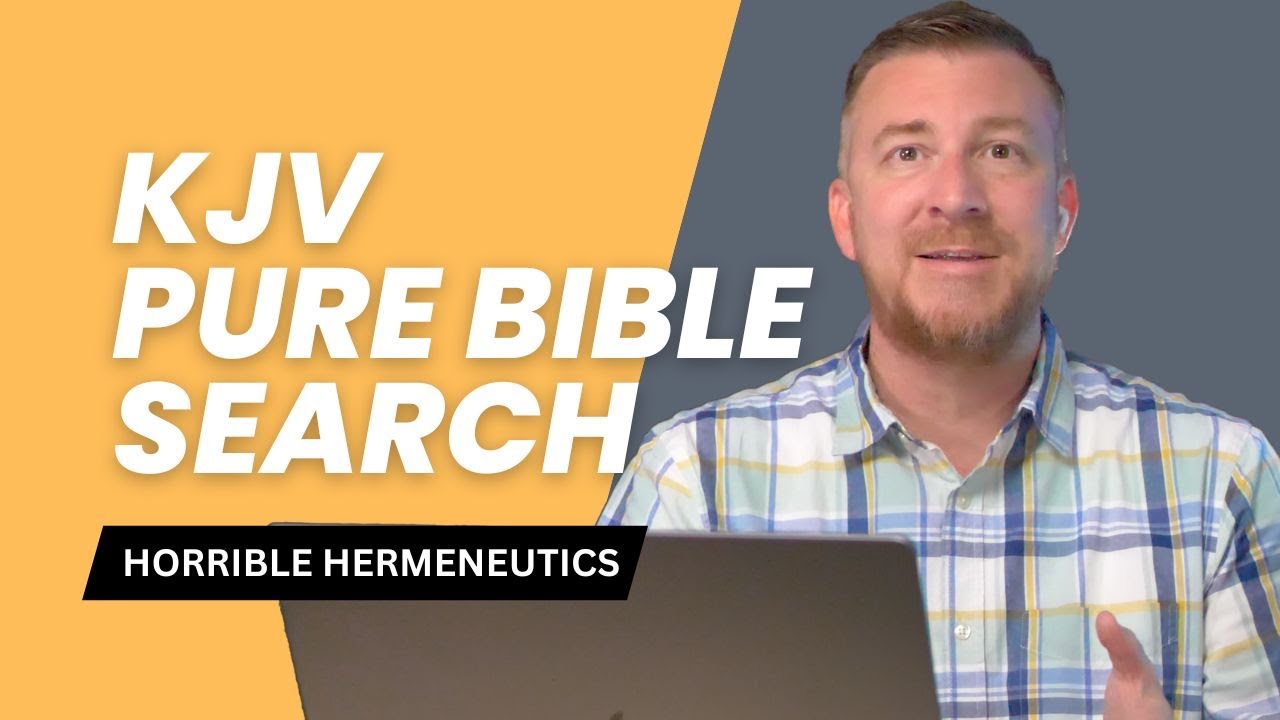 Horrible Hermeneutics - Numerology, King James Onlyism, and the Most Misused Bible Software Ever