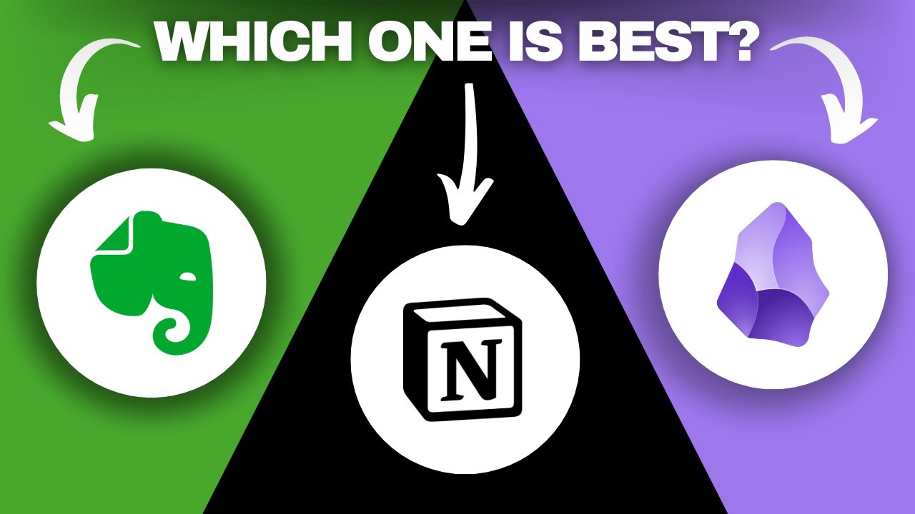 Evernote vs Notion vs Obsidian (2026) | Which One is Best?