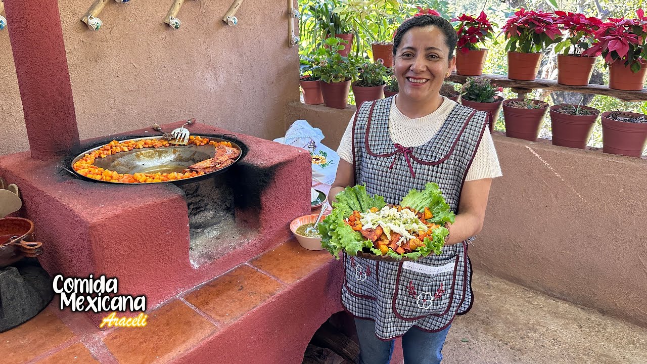 Se Pusieron Bien Contentos Les Preparé su Comida Favorita Enchiladas Rojas