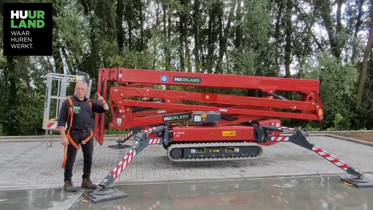 Hoe bedien ik een spinhoogwerker 26 m - Huurland - Instructiefilm