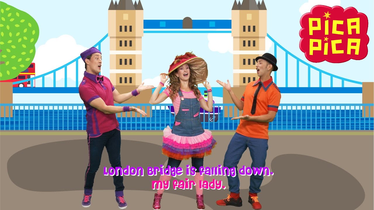 Pica-Pica - London Bridge is Falling Down #nurseryrhymes #kidssongs #kindergarten