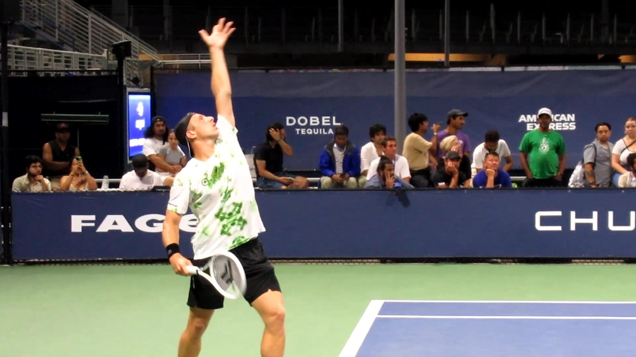 Tallon Griekspoor Serve Technique [Slow Motion]