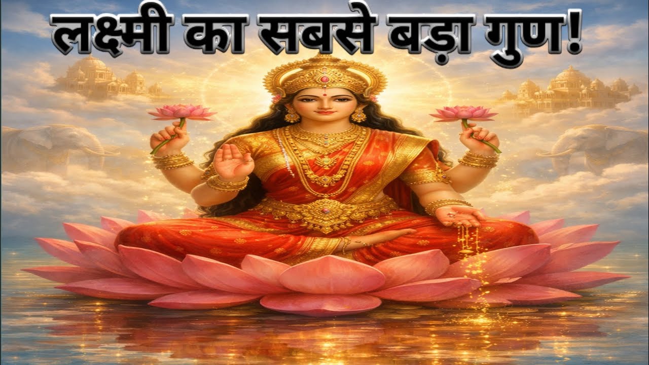 लक्ष्मी का सबसे बड़ा गुण क्या है? | धन नहीं, शास्त्रों का रहस्य | Lakshmi Devi Katha