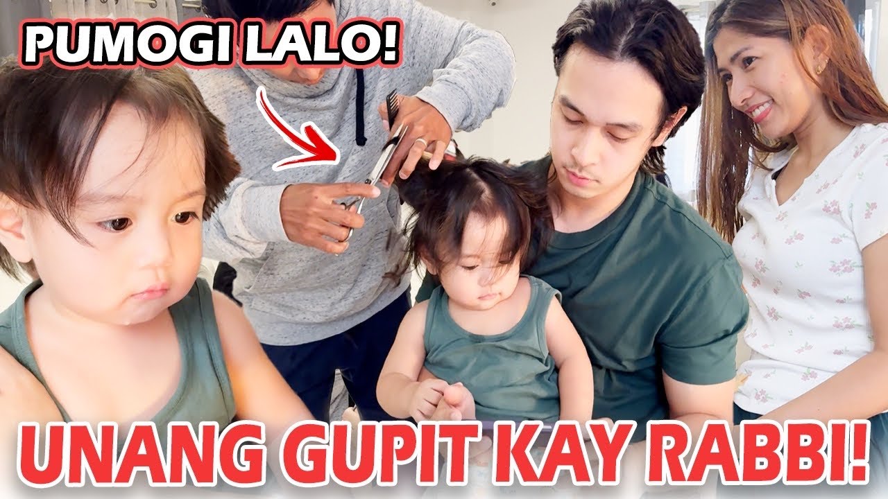 FIRST HAIRCUT NI BABY RABBI! SOBRANG POGI! | Jacq Tapia