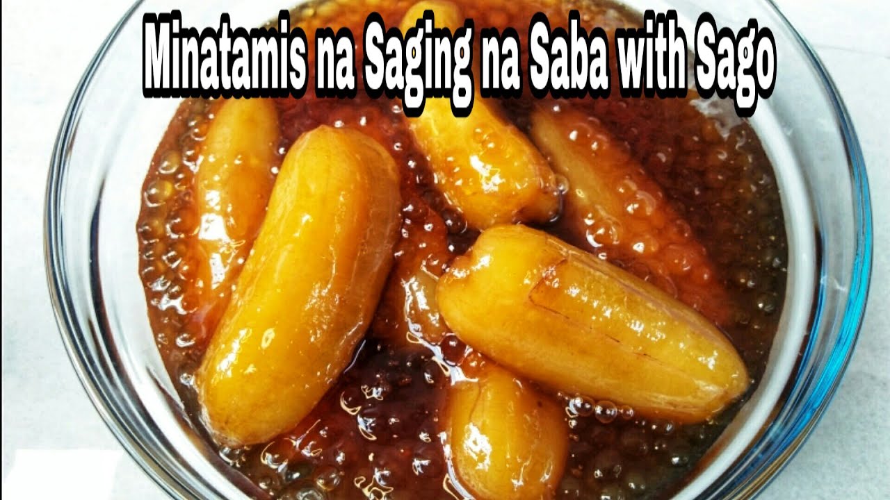 Super Easy Minatamis na Saging na Saba with Sago Recipe | Masarap dessert