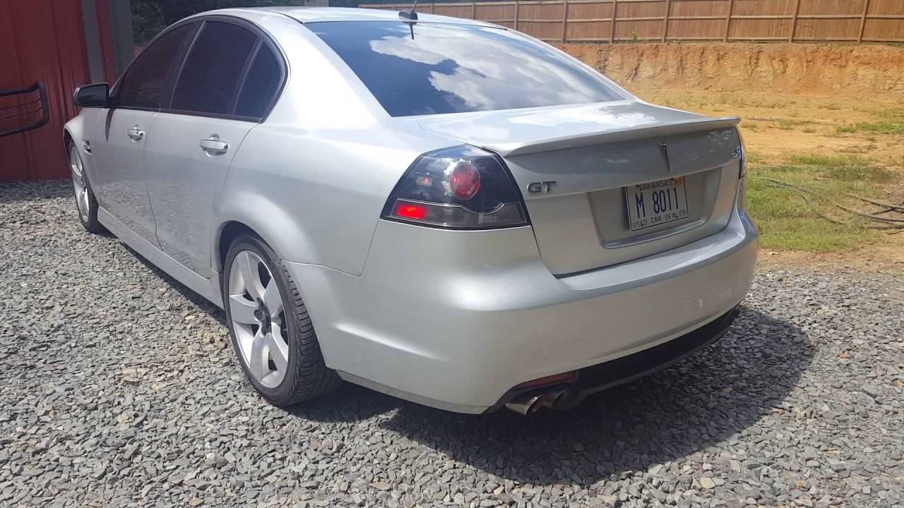 09 G8 GT Pat G cam, kooks longtubes, gxp mufflers