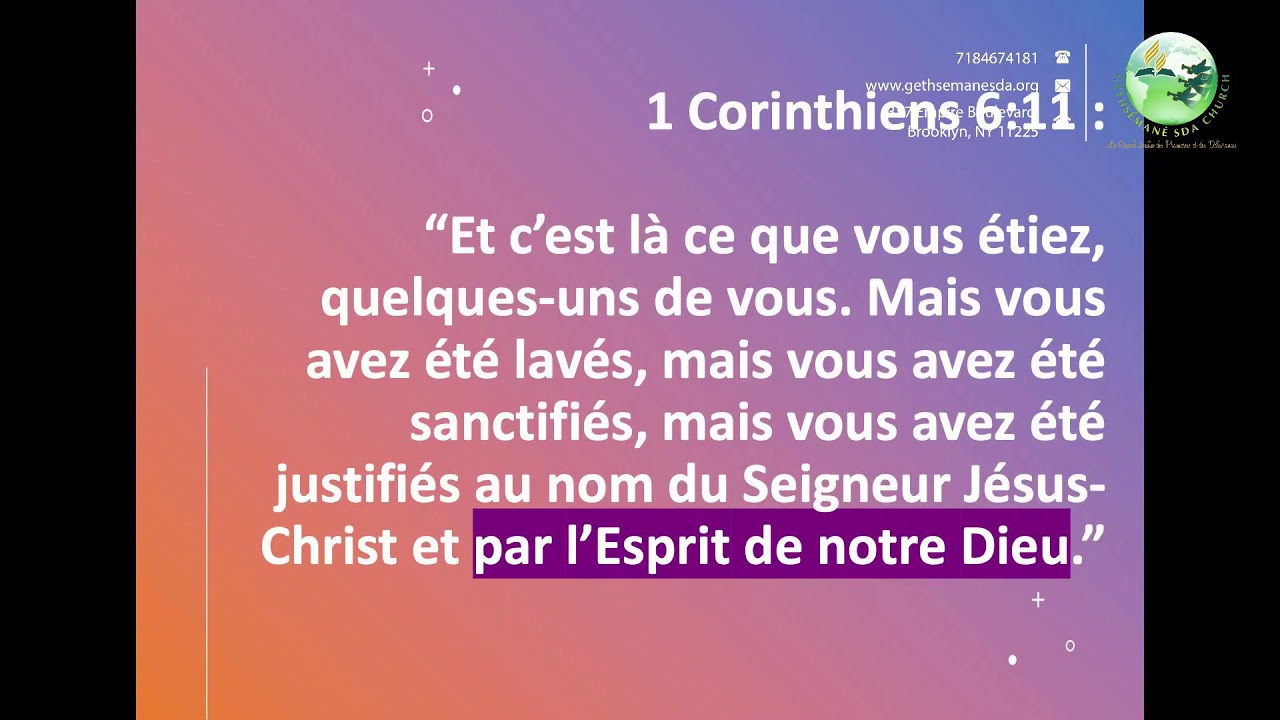 Dimanche 15 Septembre 2024 - Grande Campagne Évangélique 