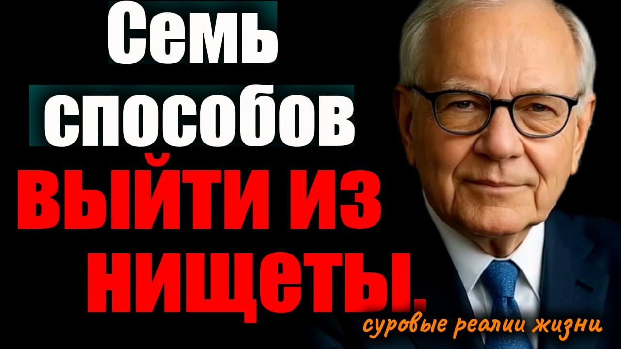 Семь способов вырваться из нищеты за год