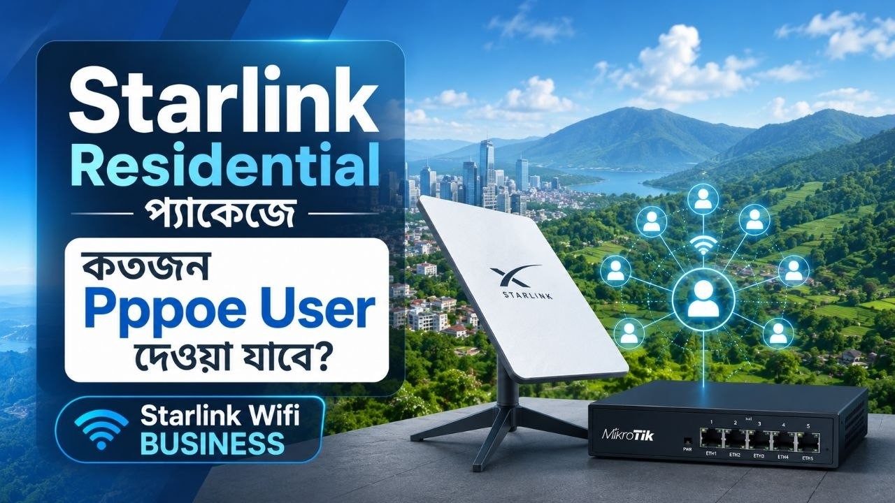 ISP Business with Starlink Residential | User Capacity and Real Performance, wifi business bangladesh
