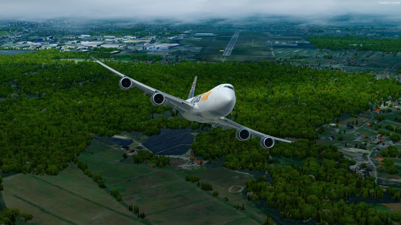 [PREPAR3Dv4.5] Flight PMDG Boeing 747-8F Atlas Air - KBOS (Boston) - KEGE (Eagle)