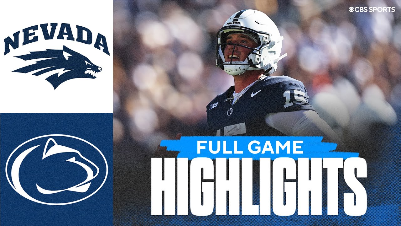 Nevada Wolf Pack vs No. 2 Penn State Nittany Lions | Full Game Highlights