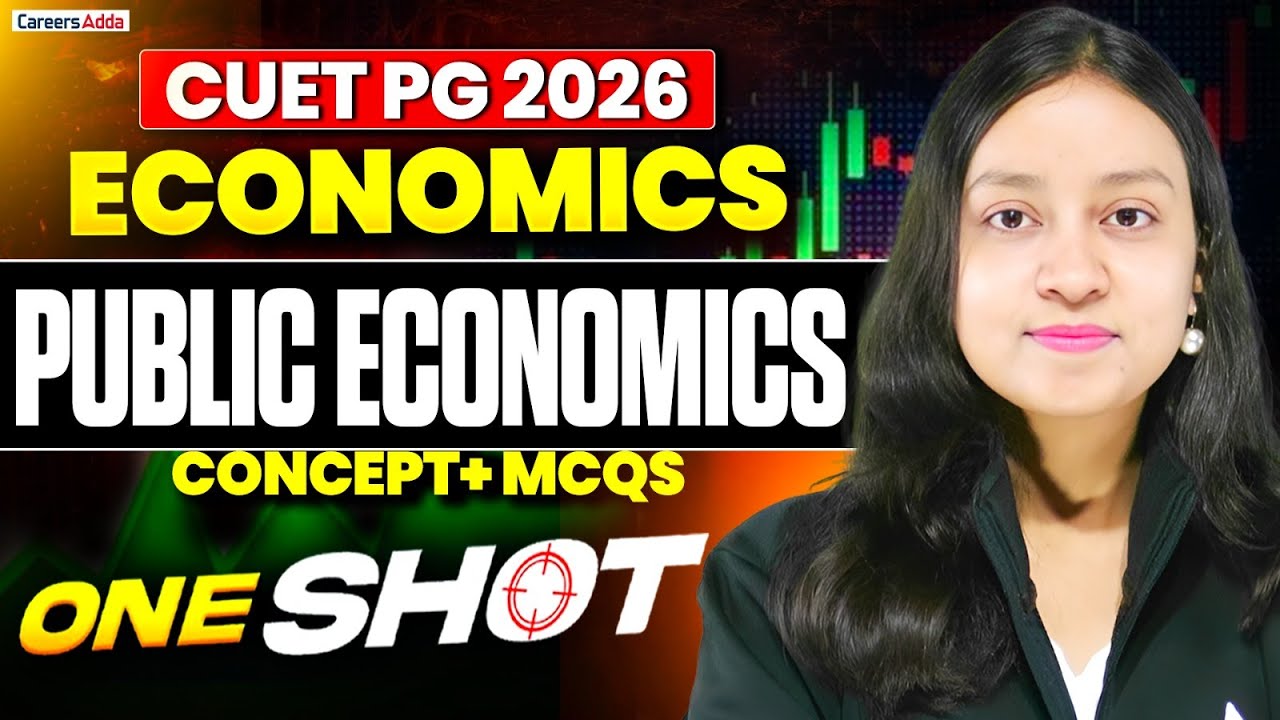 CUET PG Economics 2026 🔥 | Public Economics One Shot (Concept + MCQs)