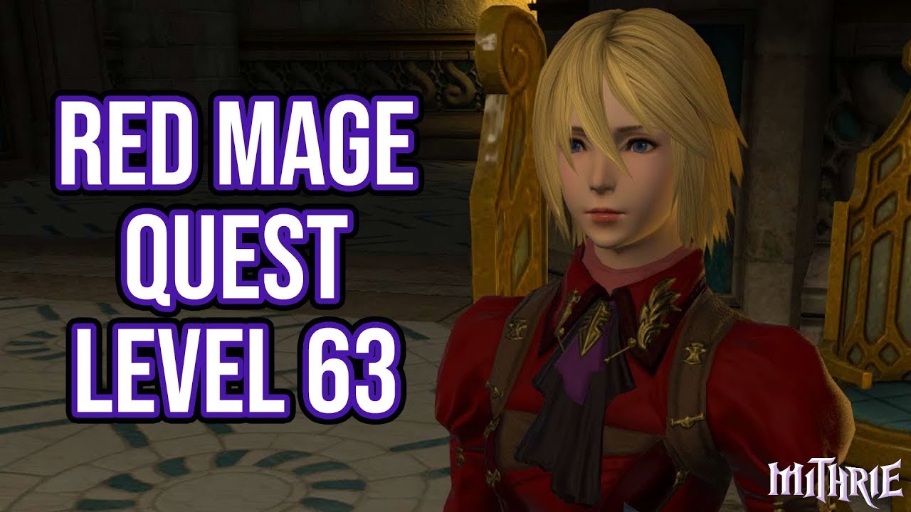 FFXIV 4.57 1307 Red Mage Quest Level 63