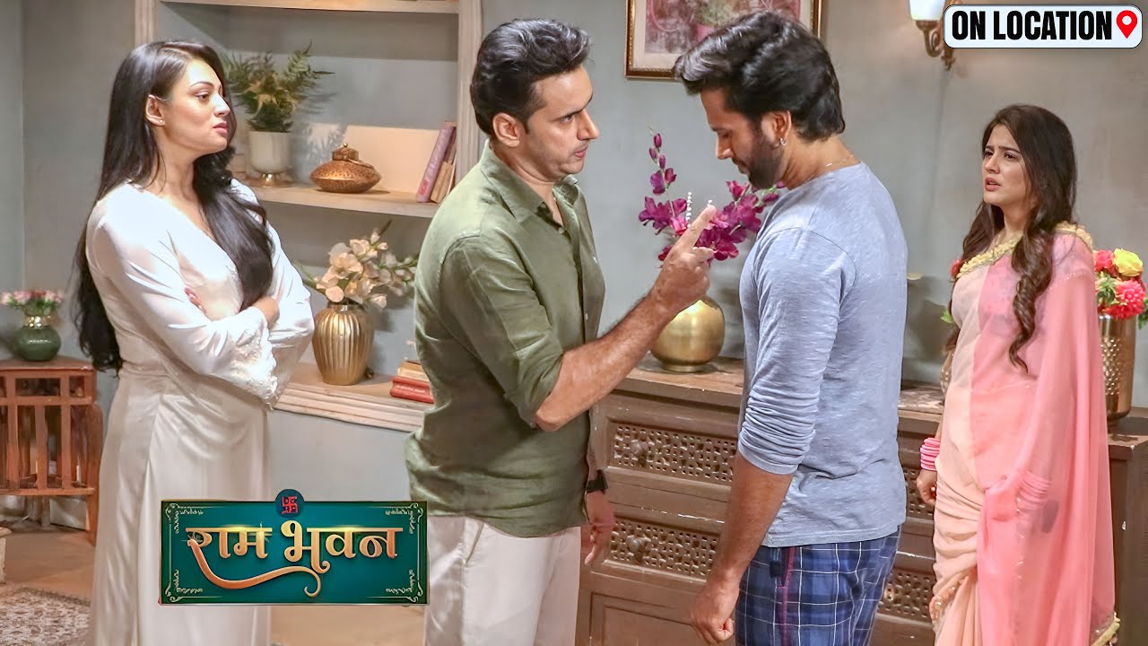 Ram Bhavan | आखिर Jagdish ने Om को क्यों धमकी दी, Isha और Gayatri के सामने |  On Location