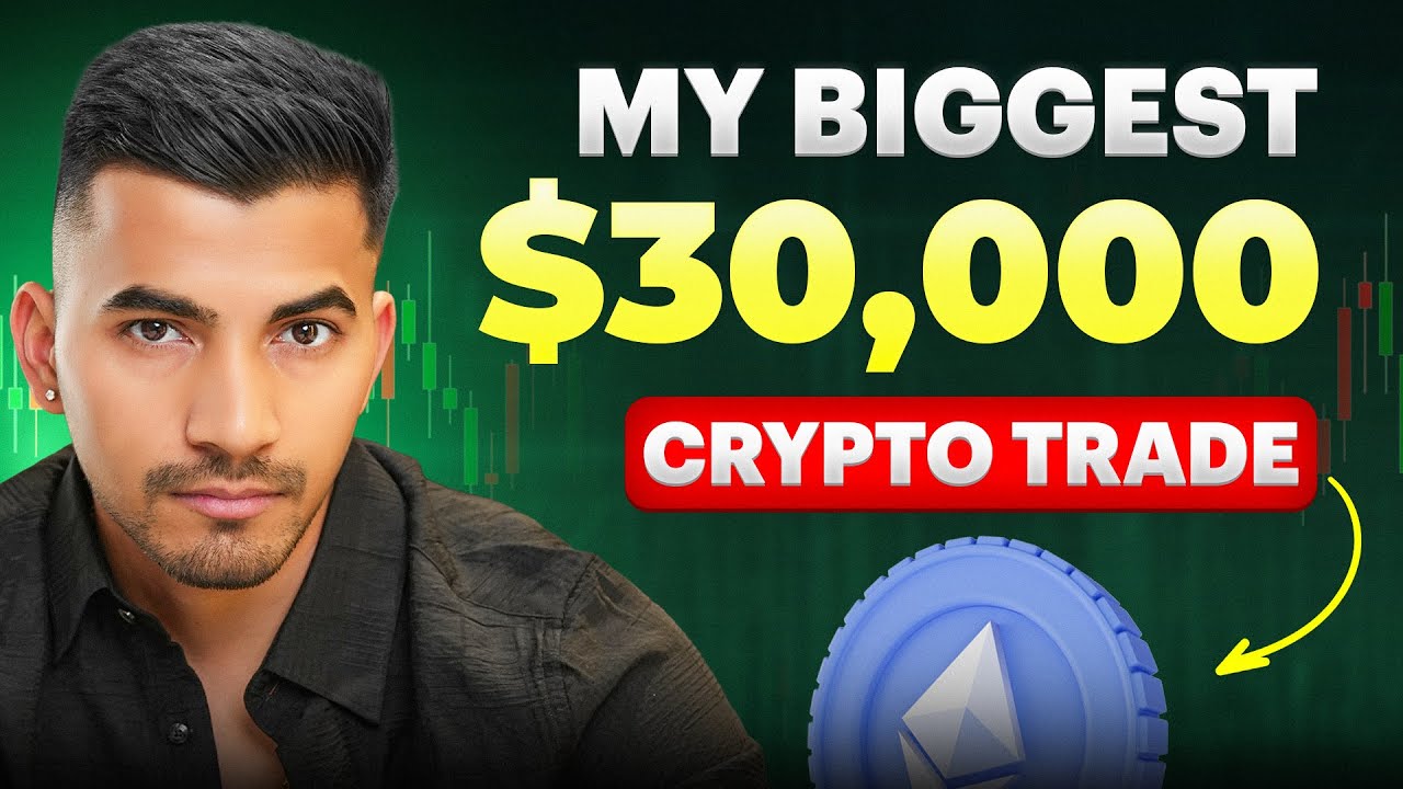 How i Trade During Crypto Crash | My Biggest Crypto Trade | Market Structure Strategy 